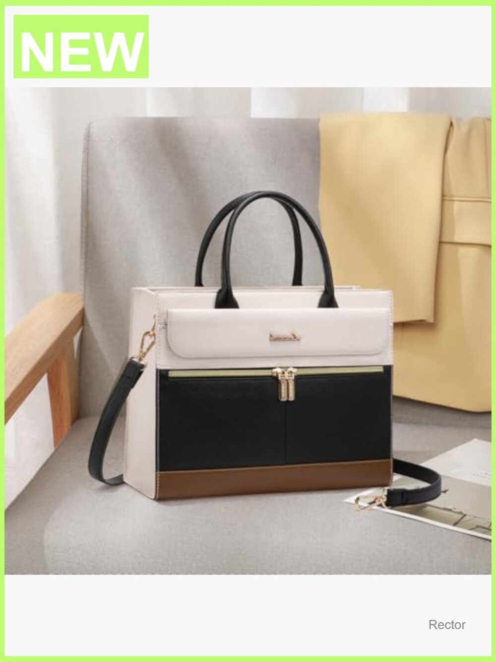 Leather Satchel Crossbody Bag Women Shoulder Tote Purse Handbag - Picture 3 of 7